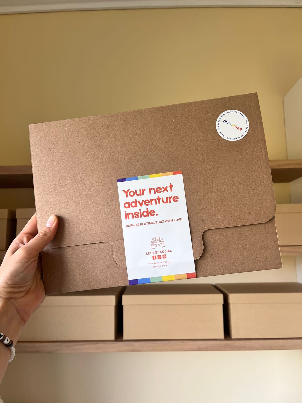 Your next adventure inside — Picture Me gift packaging